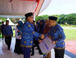 Pj Bupati Sidrap Dapat Kejutan Usai Pimpin Upacara HUT Korpri ke-53