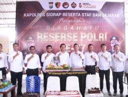 Polres Sidrap Rayakan HUT Reserse ke-77 dengan Semangat Pelayanan Profesional