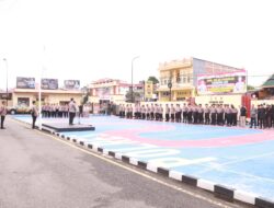 Apel Siaga Dipimpin Kapolres Sidrap, Antisipasi Gangguan Kamtibmas Libur Akhir Tahun