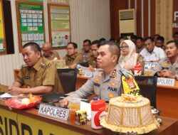 Kapolres Sidrap Ikuti Rakor Virtual, Siap Wujudkan Ketahanan Pangan
