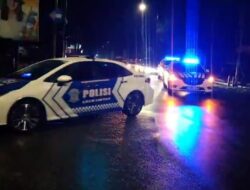 Patroli Blue Light Sat Lantas Polres Sidrap, Jaga Kondusifitas Kota Beras di Akhir Pekan Ramadhan