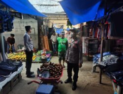 Polsek Tellu Limpoe Gencarkan Patroli untuk Cegah Kriminalitas di Pasar Saat Ramadhan