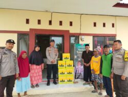 Indahnya Berbagi! Polisi di Watang Sidenreng Tebar Kebahagiaan dengan Parsel Lebaran