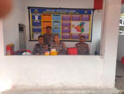 Cegah Drop Saat Tugas, Petugas Pos Pam Idul Fitri Jalani Check Up dan Dapat Suplemen dari Sidokkes Polres Sidrap