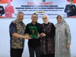 Pisah Sambut Kapolres Pinrang: Bupati Irwan Apresiasi Dedikasi AKBP Andiko, Sambut Hangat AKBP Edy Sabhara