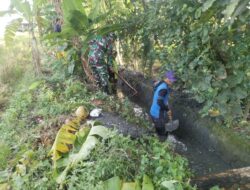 Koramil 1420-06/Panca Rijang Bersihkan Saluran Irigasi untuk Cegah Banjir dan Penyakit