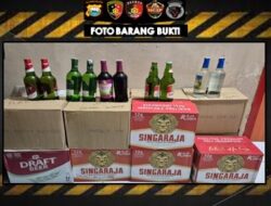 Polres Sidrap Sita Ratusan Botol Miras, Masyarakat Apresiasi Pelaksanaan Operasi Pekat