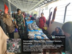 Babinsa Sidrap Aktif Pantau Harga Sembako di Pasar Lawawoi, Pastikan Ketersediaan Aman!