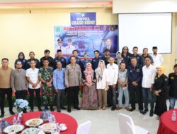 Dukung Kebebasan Pers, Polres Sidrap Hadiri Konferensi PWI Ke-6