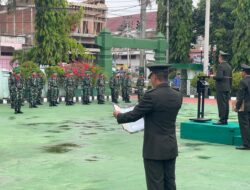 Dandim 1420/Sidrap Letkol Inf Awaloeddin, S.IP Pimpin Upacara Peringatan Hari Lahir Pancasila Tahun 2025