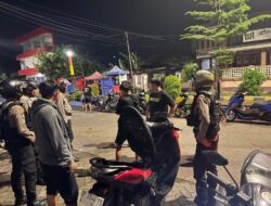 Akhir Pekan Kondusif, Polres Sidrap Bersama Jajaran Polsek Gelar KRYD Serentak