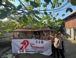 Hari Bhayangkara ke-79, Polres Sidrap Hadirkan Harapan Baru Lewat Program Bedah Rumah