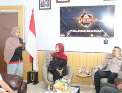Kapolres Sidrap Terima Kunjungan Mahasiswa FBS UNM Bahas Olimpiade Pendidikan dan Pekan Pujangga 2025