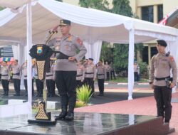 Kapolda Sulsel Pimpin Upacara Kenaikan Pangkat Personel Polri Periode 1 Juli 2025 dan PNS Polri Polda Sulsel*