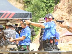 Hari Bhayangkara Meriah, Polres Sidrap Rangkul Forkopimda hingga Wartawan Adu Ketangkasan Menembak