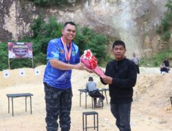 Hari Bhayangkara Meriah, Kapolres Sidrap Sabet Penghargaan di Semua Kategori Menembak