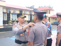 20 Personel Polres Sidrap Naik Pangkat, Kapolres: Komitmen Polri Hargai Kinerja Terbaik