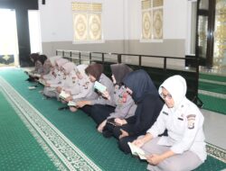 Bentuk Karakter Humanis, Polres Sidrap Gelar Binrohtal Rutin Tiap Kamis