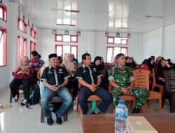 Tingkatkan Pemahaman Penyaluran Bantuan Pangan, Personel Koramil 05/Dua Pitue Hadiri Sosialisasi di Aula Kecamatan