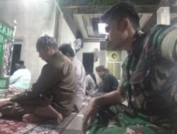 Babinsa Kodim 1420/Sidrap Gelar Safari Subuh dan Komsos, Perkuat Kemanunggalan TNI-Rakyat