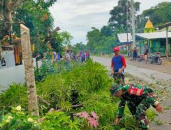 Babinsa Ramil 1420-06/Panca Rijang dan Warga Gotong Royong Bersihkan Saluran Air Cegah Penyakit  Sidrap – Babinsa Desa Rijang Panua, Serda Suanto Libu, bersama pemerintah desa dan masyarakat setempat melaksanakan karya bakti berupa pembersihan saluran air serta pemangkasan ranting pohon yang mengganggu akses jalan, Senin (28/07/25)  Kegiatan ini dilaksanakan sebagai bentuk kepedulian terhadap kebersihan lingkungan, keindahan desa, dan upaya pencegahan terhadap potensi wabah penyakit.  Kerja bakti yang dilakukan secara gotong royong ini menyasar saluran-saluran air yang tersumbat dan ranting pohon yang menghalangi jalan, demi menciptakan lingkungan yang bersih, sehat, dan aman bagi warga.  Hadir dalam kegiatan tersebut antara lain Kepala Desa Rijang Panua beserta staf, Kepala Dusun Padomae, serta warga masyarakat sekitar yang turut antusias bergotong royong bersama TNI.  “Melalui kegiatan seperti ini, diharapkan terjalin sinergi antara Babinsa dan masyarakat dalam menjaga lingkungan, sekaligus mempererat tali silaturahmi,” ujar Serda Suanto Libu.  Kegiatan karya bakti ini merupakan bagian dari pembinaan teritorial TNI AD melalui Kodim 1420/Sidrap, yang secara rutin digelar untuk menciptakan lingkungan yang bersih dan masyarakat yang sehat.