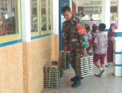 Babinsa Koramil Kodim 1420/Sidrap Dampingi Distribusi Makan Bergizi Gratis untuk 10.994 Warga Sidrap