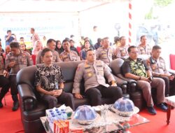 Dukung Program Ketahanan Pangan Kapolres Sidrap Hadiri Zoom Meeting di Bulog Sidrap
