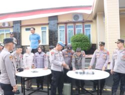 . Cegah Penyalahgunaan Senjata, Kapolres Sidrap kumpulkan personil pemegang senpi