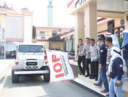 Lepas Peserta Off-Road  Bhayangkara Merdeka, Kapolres Sidrap ” Tetap Utamakan Keselamatan”