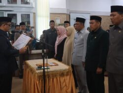 Sudirman Bungi Wakil Bupati Pinrang Melantik Dan Mengambil Sumpah Lima Pejabat Kabupaten Pinrang