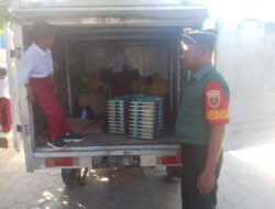 Makan Bergizi Gratis, Babinsa Kodim 1420/Sidrap Dampingi Pendistribusian ke Sekolah