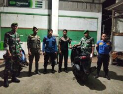 Koramil 1420-01/Panca Lautang Gelar Patroli Gabungan Bersama Polisi Pamong Praja dan Damkar