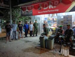 Cegah Kejahatan, Danramil Sidrap Ajak Warga Kolaborasi dalam Patroli Malam