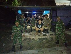 Anggota Koramil 1420-07/Baranti dan Satpol PP Baranti Gelar Patroli Gabungan, Jaga Keamanan Wilayah Sidrap