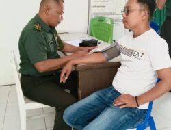 Kodim 1420/Sidrap Gelar Baksos Kesehatan Donor Darah dan Pengobatan Gratis Sambut HUT TNI KE-80