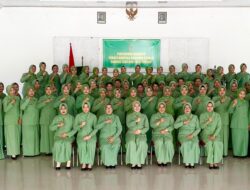 Tingkatkan Soliditas dan Dukungan Keluarga, Persit Kartika Chandra Kirana Cab XLIV Dim 1420/Sidrap Gelar Pertemuan Rutin