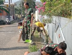 Bersatu Jaga Lingkungan, TNI dan Warga Corawali Bersihkan Saluran Air untuk Cegah Banjir