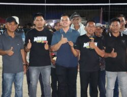 Bersama Bupati, Kapolres Sidrap Buka Tournament Volly Manisa Cup III 2025