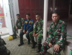 Sinergi Keamanan Malam: Koramil 05/Dua Pitue dan Komponen Pendukung Perkuat Jaring Teritorial di Sidrap