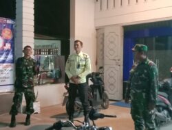 Babinsa Koramil 02/Tellu Limpoe Bersama Damkar Gelar Patroli Malam, Wujudkan Lingkungan Aman dan Nayaman