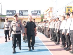 Antisipasi Dampak Cuaca, Polres Sidrap Gelar Apel Tanggap Darurat Bencana 2025