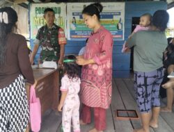 Babinsa Sidenreng Dampingi Kegiatan Posyandu di Lingkungan 2, Pastikan Kesehatan Warga Terpantau