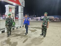 Sinergi TNI dan Damkar Watang Pulu: Patroli Malam Gabungan Jaga Keamanan Objek Vital