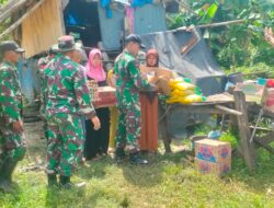 Karya Bakti Kodim 1420/Sidrap, membantu mengatasi kesulitan warga Bilokka yang Tinggal di Rumah Tidak Layak Huni*