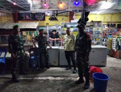 Babinsa Koramil 1420-07/Baranti Bersinergi  Dengan Warga dan Satpam Gelar Patroli Malam Ciptakan Lingkungan Kodusif
