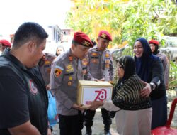 Sambut HUT Reserse ke-78, Sat Reskrim dan Sat Resnarkoba Polres Sidrap Hadirkan Senyuman di Wala