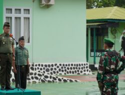 Kasdim 1420/Sidrap memimpin pelaksanaan Upacara Pengibaran Bendera Minggu Ke-VI Bulan Desember 2025