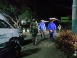 Jaga Kondusifitas Wilayah, Babinsa Panca Lautang dan Damkar Gelar Patroli Sinergitas Terpadu