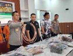 Laporan Masuk, Hitungan Hari Pelaku Dibekuk: Polres Sidrap Bongkar Jaringan Pencuri Kabel