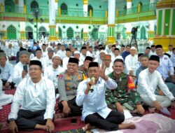 Kapolres Sidrap Bersama Unsur Forkopimda Hadiri Dzikir dan Doa Bersama Akhir Tahun